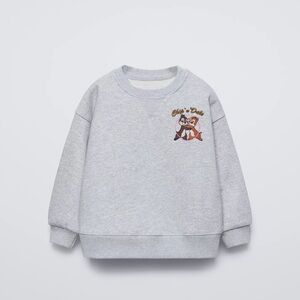 ZARA. CHIP AND DALE DISNEY @ SWEATSHIRT.NWT. 2 years.
